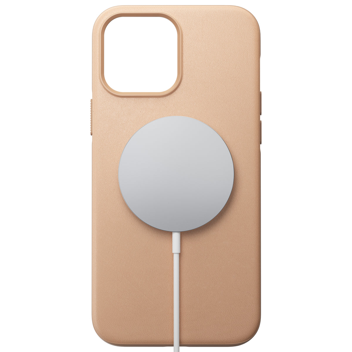 Nomad Modern Leather Case w/ MagSafe For iPhone 13 Pro Max - NATURAL - Mac Addict