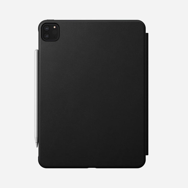 Nomad Rugged Folio Case w/ Horween Leather For iPad Pro 11&quot; (2nd Gen) - Black - Mac Addict