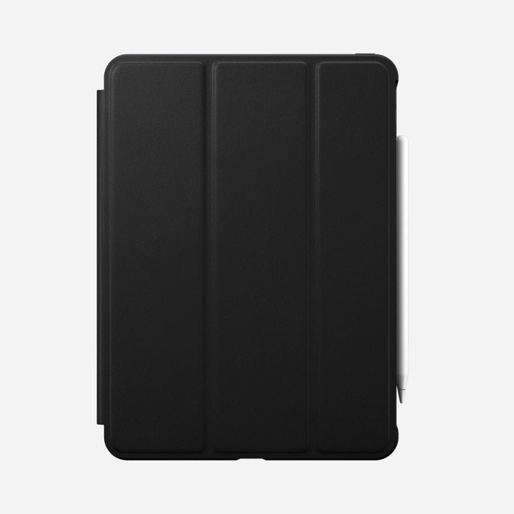 Nomad Rugged Folio Case w/ Horween Leather For iPad Pro 11" (2nd Gen) - Black - Mac Addict