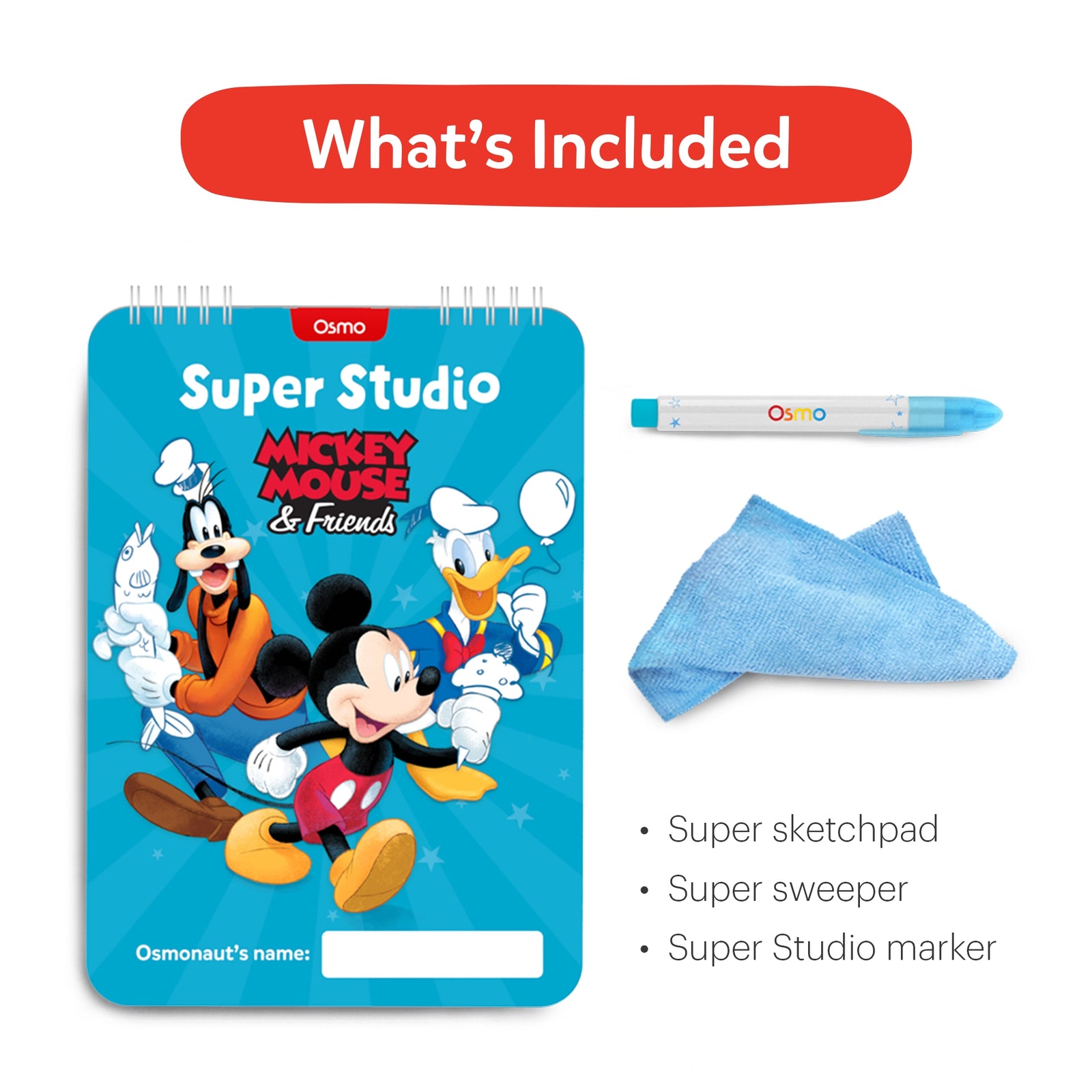 Osmo Super Studio Mickey Mouse & Friends Drawing Game (Base NOT Incl.) - Mac Addict
