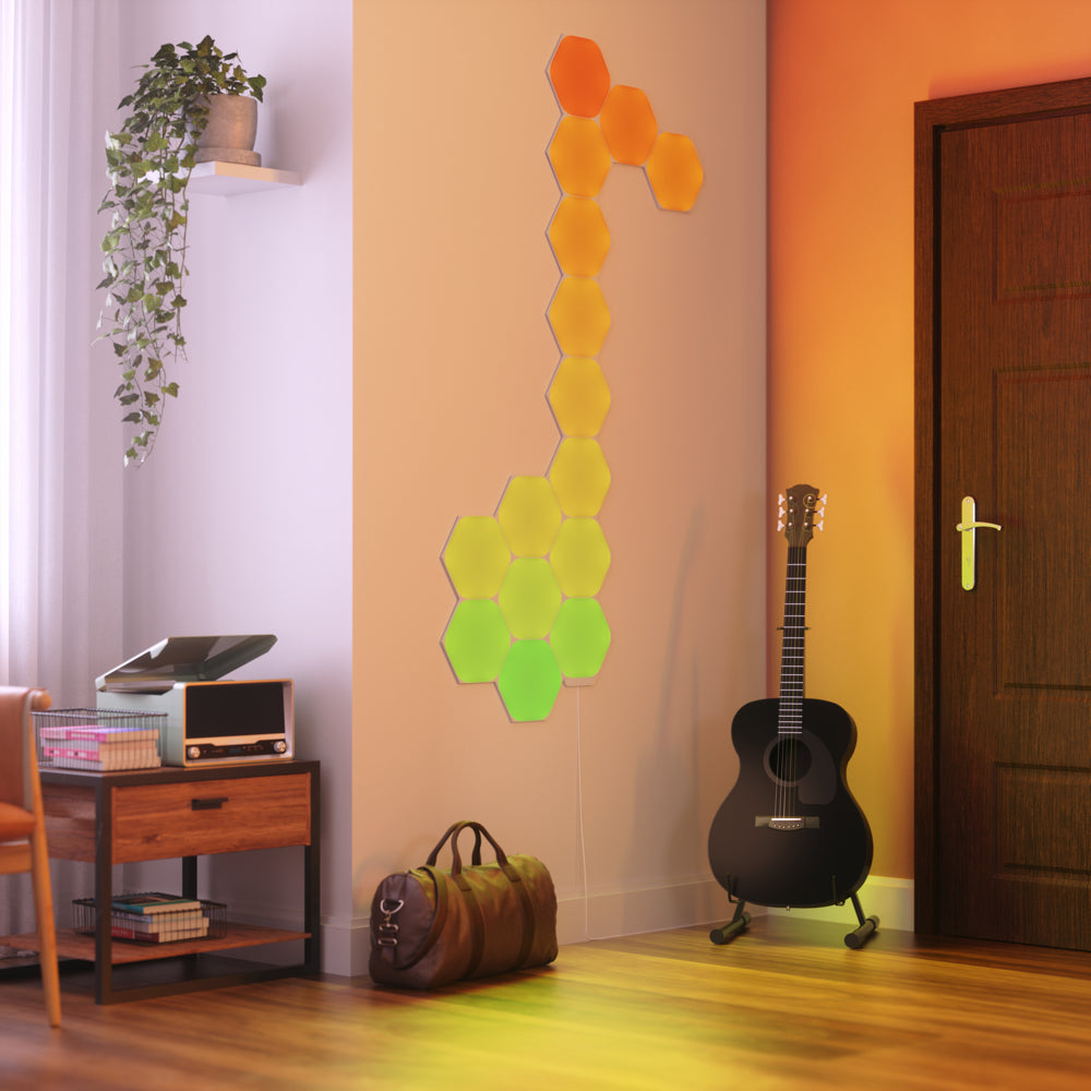 Nanoleaf Shapes - Hexagons Starter Pack (15 Panels) - Mac Addict