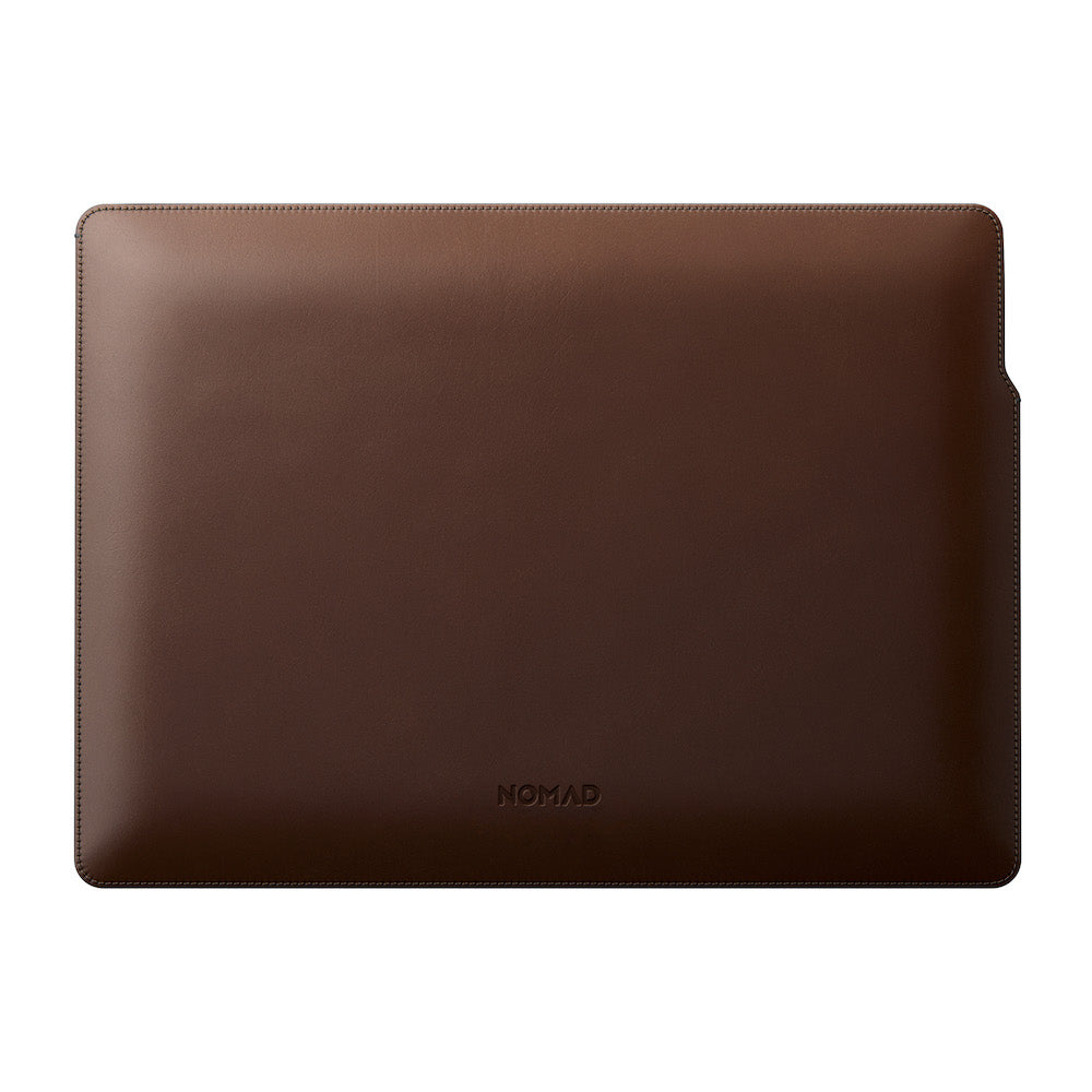 Nomad Leather Sleeve For 16" MacBook Pro - Brown - Mac Addict