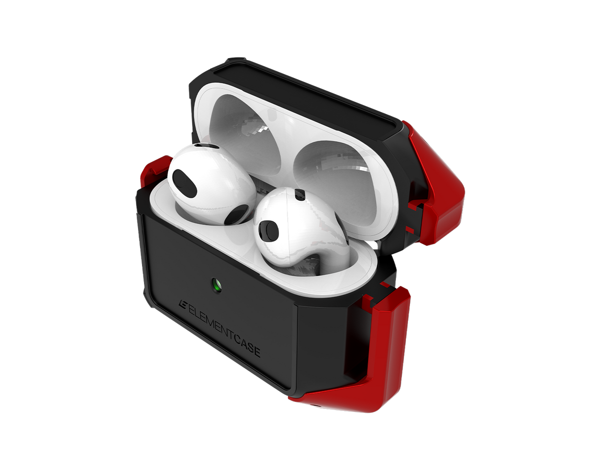 Element Case Black Ops Tough & Rugged Airpods 3rd Gen Case - Black - Mac Addict
