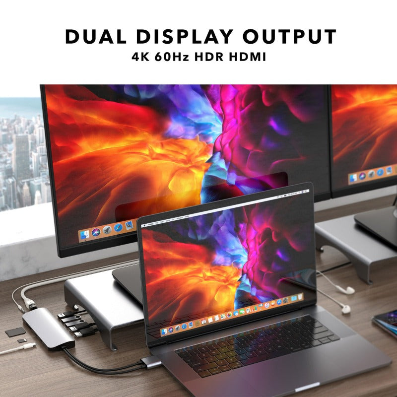 HyperDrive Viper 10-in-2 USB-C Hub w/ Dual HDMI + Ethernet