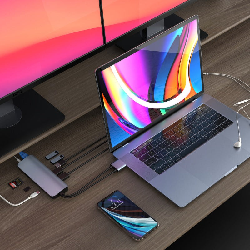 HyperDrive Viper 10-in-2 USB-C Hub w/ Dual HDMI + Ethernet