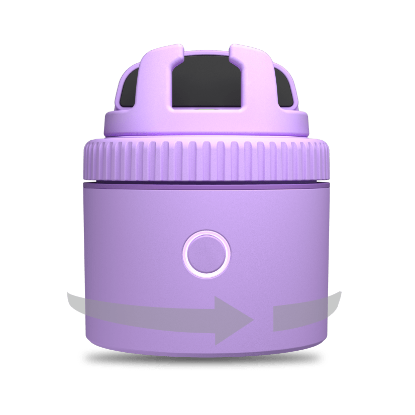 Pivo Pod Lite 360 Degree Auto Rotating Pod for Content Creation - Purple - Mac Addict