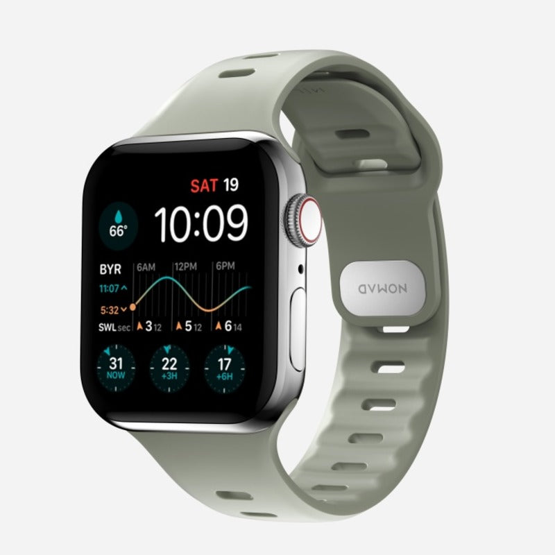Nomad Sport Slim Band 45mm Waterproof Bracelet - Sage