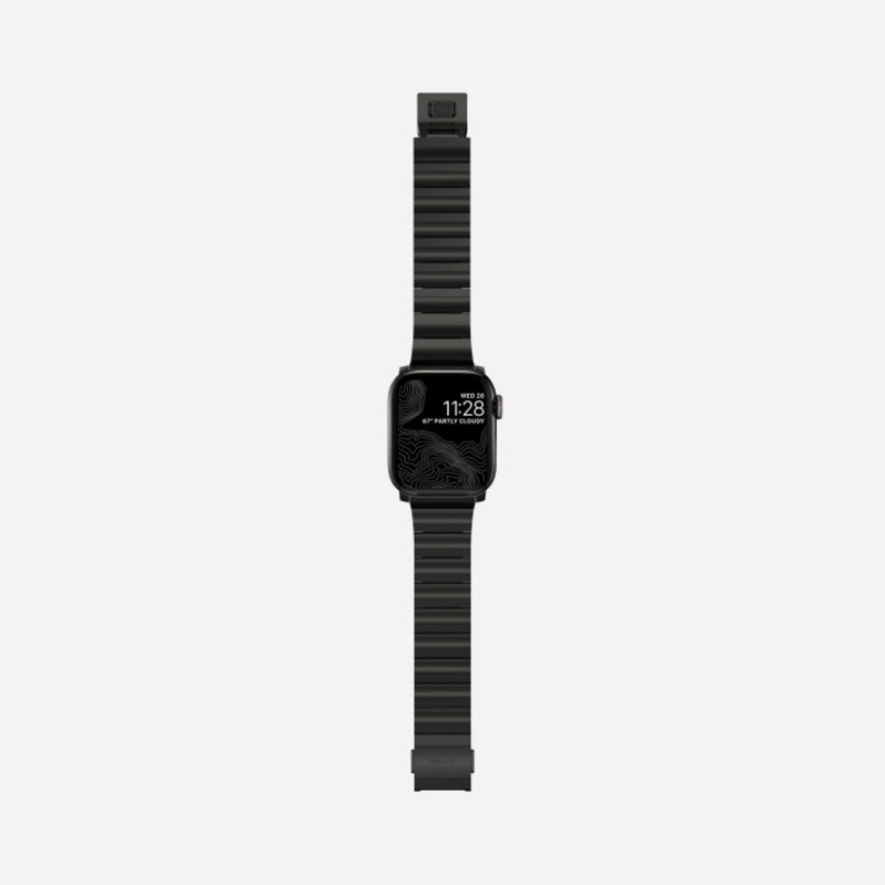 Nomad Steel Band 41mm Graphite Hardware Bracelet for Apple Watch - Graphite