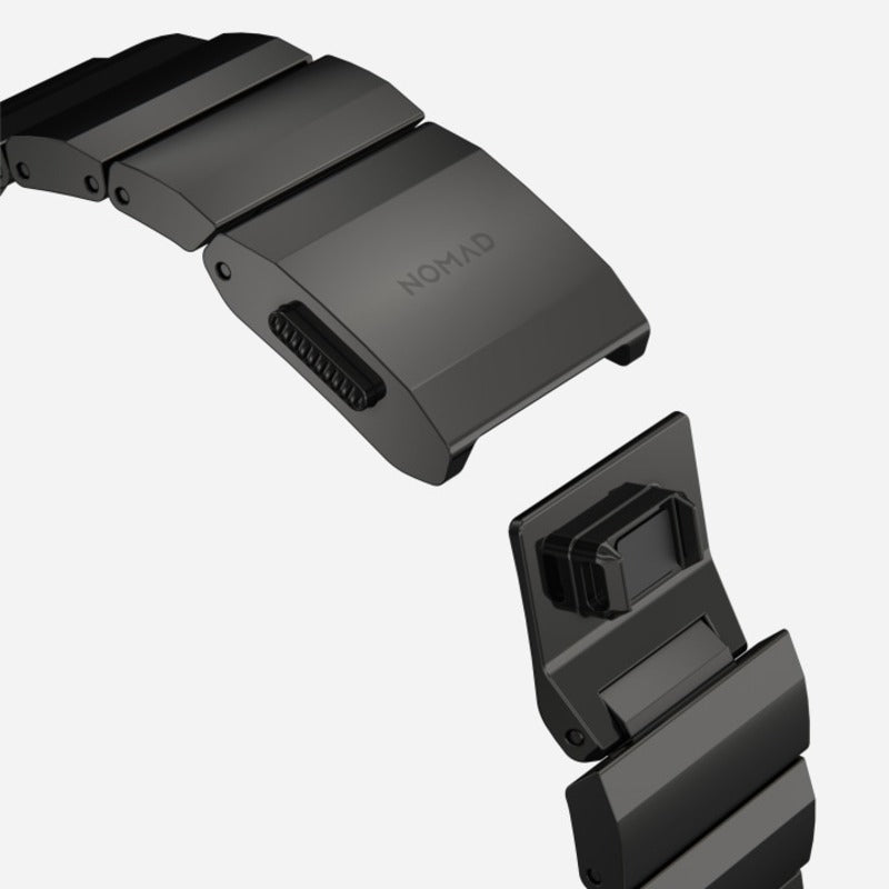 Nomad Steel Band 41mm Graphite Hardware Bracelet for Apple Watch - Graphite
