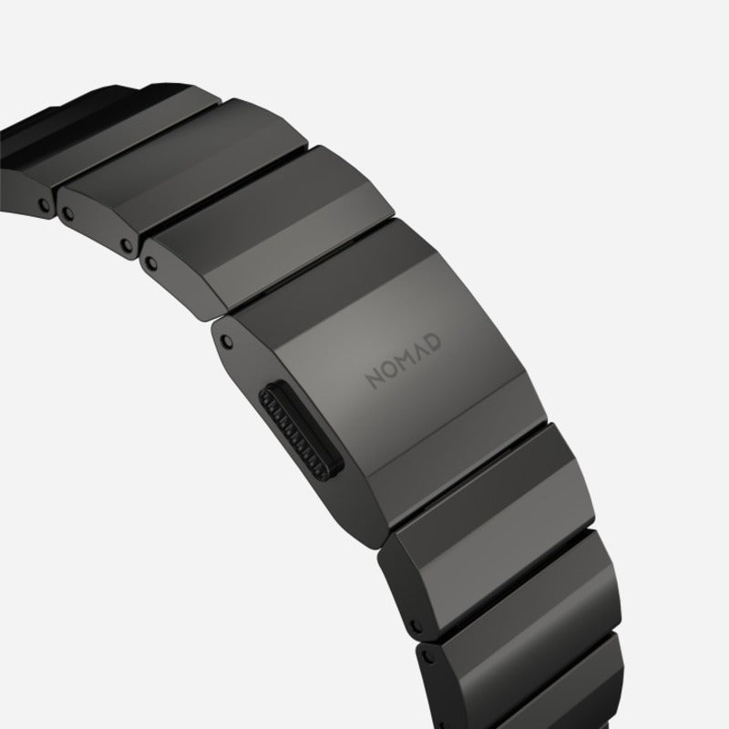 Nomad Steel Band 41mm Graphite Hardware Bracelet for Apple Watch - Graphite