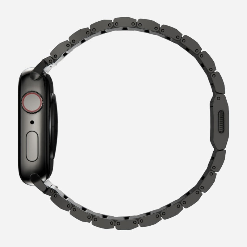 Nomad Steel Band 41mm Graphite Hardware Bracelet for Apple Watch - Graphite