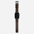 Nomad Modern Band 42mm/44mm/45mm/49mm Black Hardware Nomad Leather Bracelet - Brown