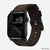 Nomad Modern Band 42mm/44mm/45mm/49mm Black Hardware Nomad Leather Bracelet - Brown