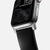Nomad Modern Band 41mm Silver Hardware Leather Bracelet - Black