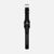 Nomad Modern Band 41mm Silver Hardware Leather Bracelet - Black