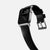 Nomad Modern Band 41mm Silver Hardware Leather Bracelet - Black