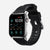 Nomad Rugged Band 41mm Silver Hardware FKM Rubber Bracelet - Black