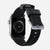 Nomad Rugged Band 41mm Silver Hardware FKM Rubber Bracelet - Black