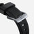 Nomad Rugged Band 41mm Silver Hardware FKM Rubber Bracelet - Black