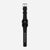Nomad Rugged Band 41mm Silver Hardware FKM Rubber Bracelet - Black