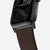 Nomad Active Band Pro 41mm Black Hardware Leather Bracelet - Classic Brown