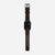 Nomad Active Band Pro 41mm Black Hardware Leather Bracelet - Classic Brown