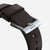 Nomad Active Band Pro 41mm Silver Hardware Leather Bracelet - Classic Brown
