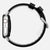 Nomad Modern Band 45mm Silver Hardware Horween Leather Bracelet - Black
