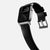 Nomad Modern Band 45mm Silver Hardware Horween Leather Bracelet - Black