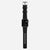 Nomad Rugged Band 45mm Silver Hardware Bracelet - Black