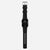 Nomad Rugged Band 45mm Silver Hardware Bracelet - Black