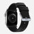 Nomad Active Band Pro 45mm Silver Hardware Leather Bracelet - Black