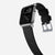Nomad Active Band Pro 45mm Silver Hardware Leather Bracelet - Black