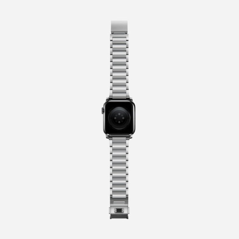 Nomad Steel Band 45mm Silver Hardware Bracelet for Apple Watch - Silver
