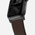 Nomad Active Band Pro 45mm Black Hardware Leather Bracelet - Classic Brown