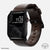Nomad Modern Band 42/44/45/49mm Black Hardware Horween Leather Bracelet - Rustic Brown
