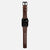 Nomad Modern Band 42/44/45/49mm Black Hardware Horween Leather Bracelet - Rustic Brown