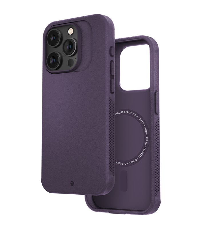 Caudabe Sheath Slim Protective Case with MagSafe iPhone 15 Pro 6.1 - Amethyst