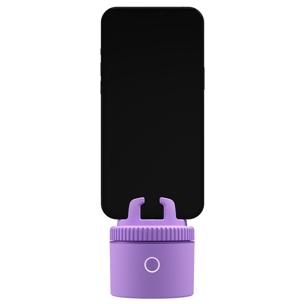 Pivo Pod Lite Auto Face Tracking Phone Holder, 360° Rotation, Handsfree  Video Recording - Purple