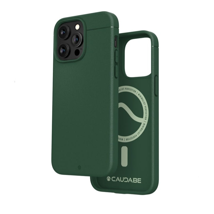 Caudabe Sheath Slim Protective Case with MagSafe iPhone 14 Pro Max 6.7 - Mountain Green