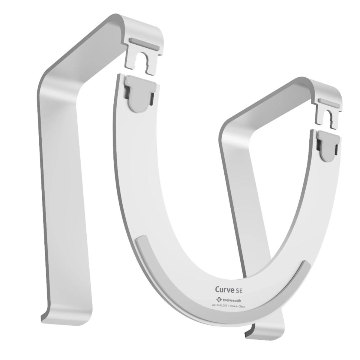 Twelve South Curve SE Stand for MacBooks and Laptops (Silver)