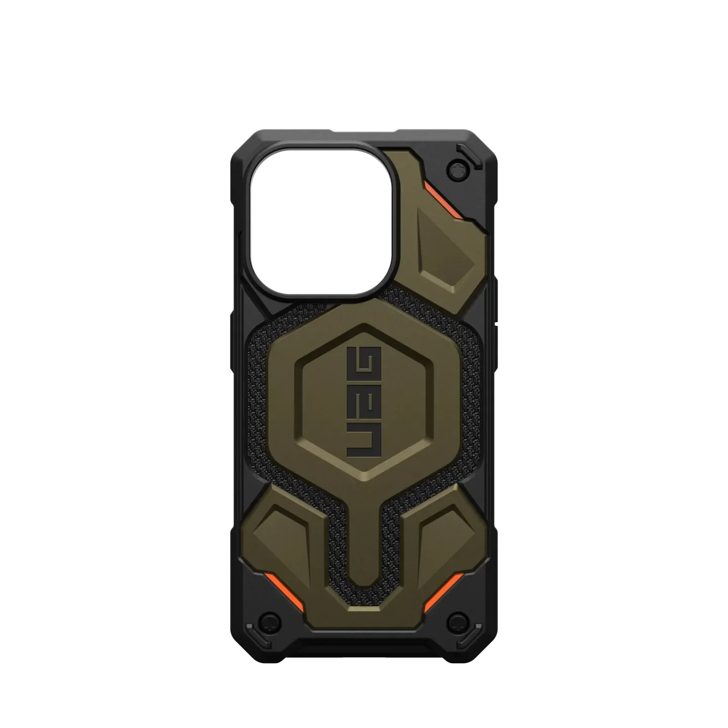 UAG Monarch Pro Rugged MagSafe Case iPhone 15 Pro Max 6.7 Kevlar Green
