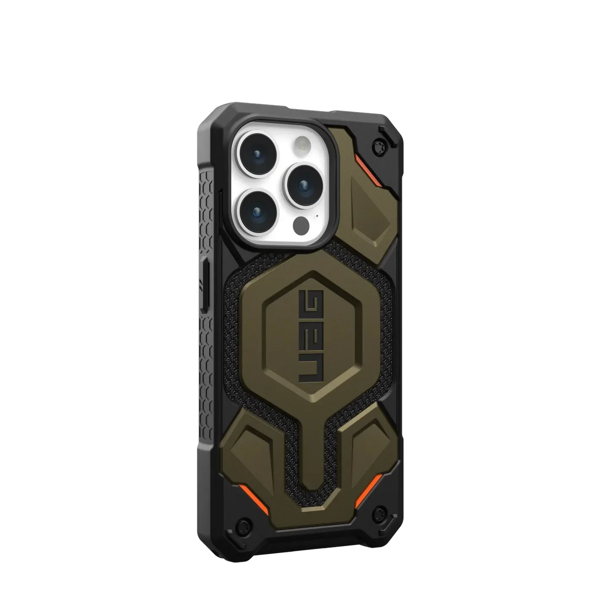 UAG Monarch Pro Rugged MagSafe Case iPhone 15 Pro Max 6.7 Kevlar Green