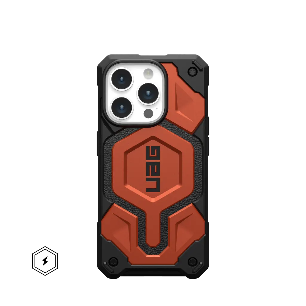 UAG Monarch Pro Rugged MagSafe Case iPhone 15 Pro Max 6.7 Rust