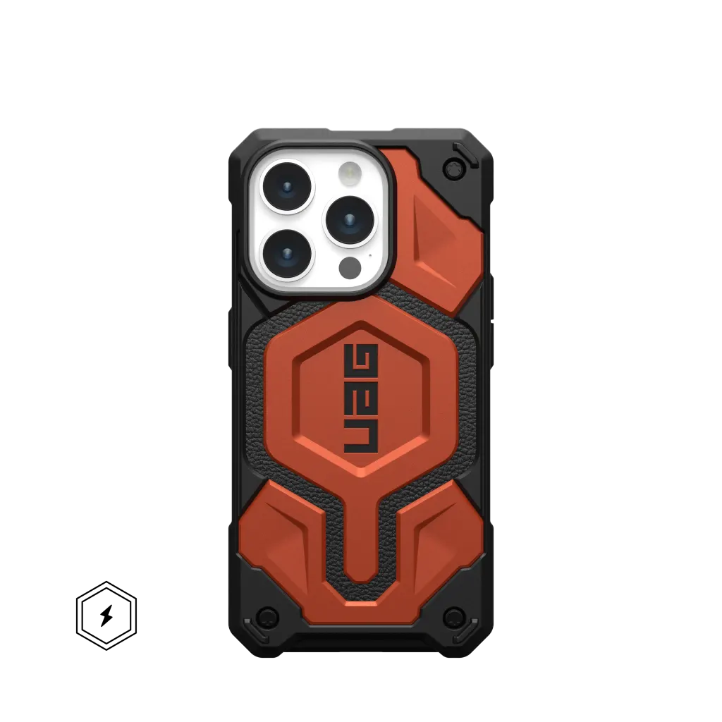 UAG Monarch Pro Rugged MagSafe Case iPhone 15 Pro 6.1 Rust