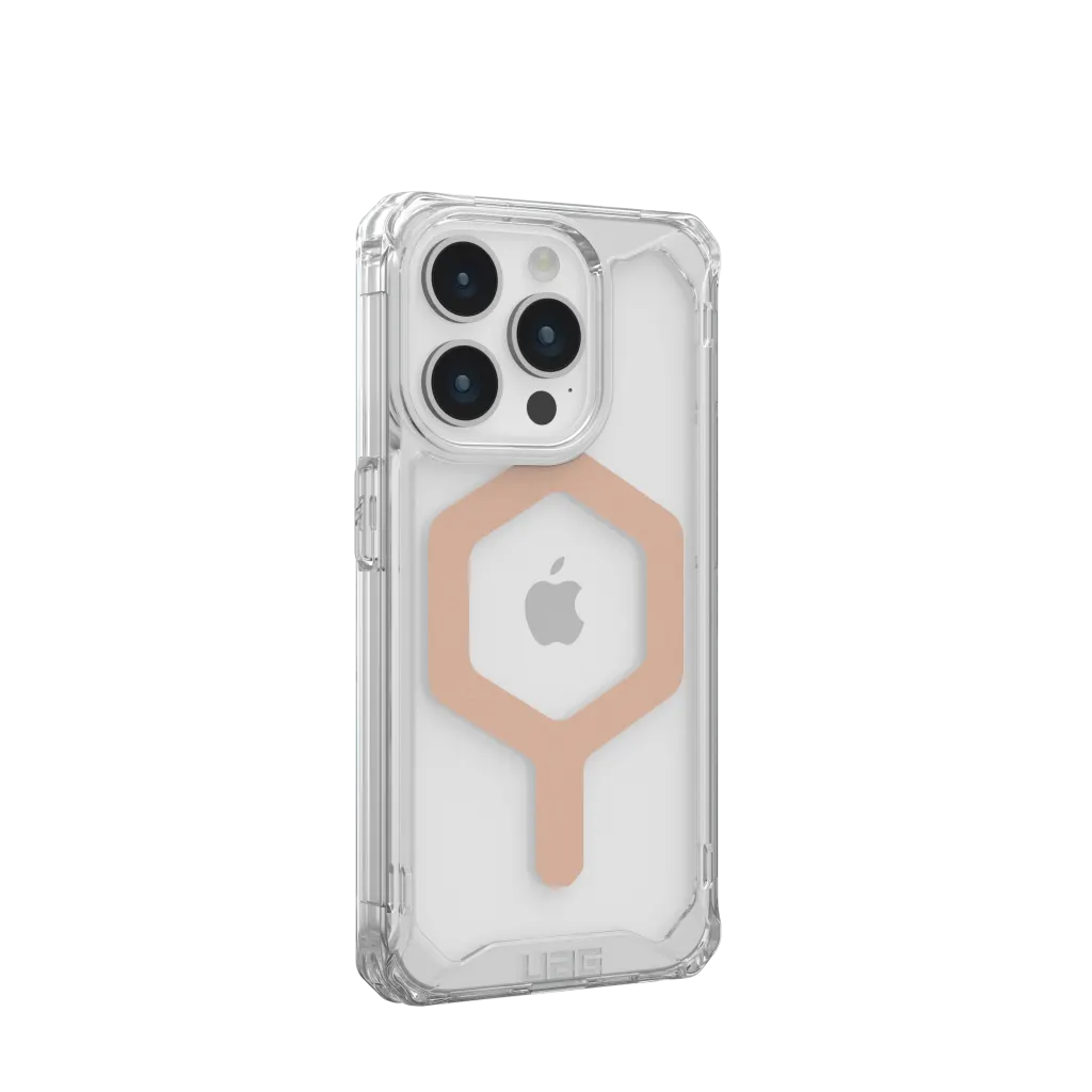 UAG Plyo Clear & MagSafe Case iPhone 15 Pro Max 6.7 Ice Rose Gold