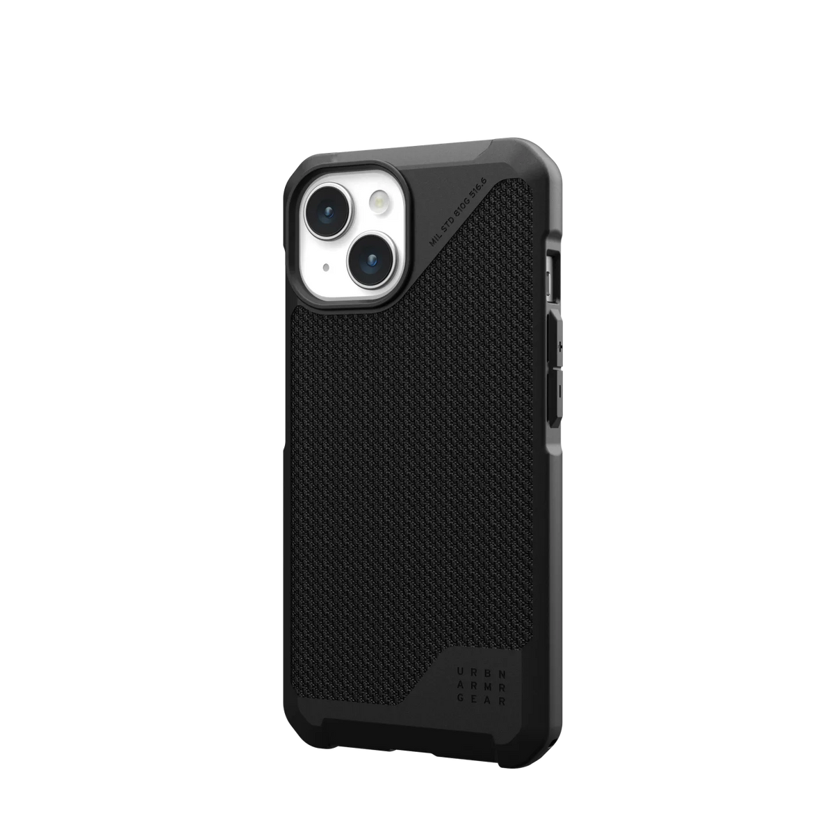 UAG Metropolis LT Rugged Slim Case iPhone 15 Standard 6.1 Kevlar Black