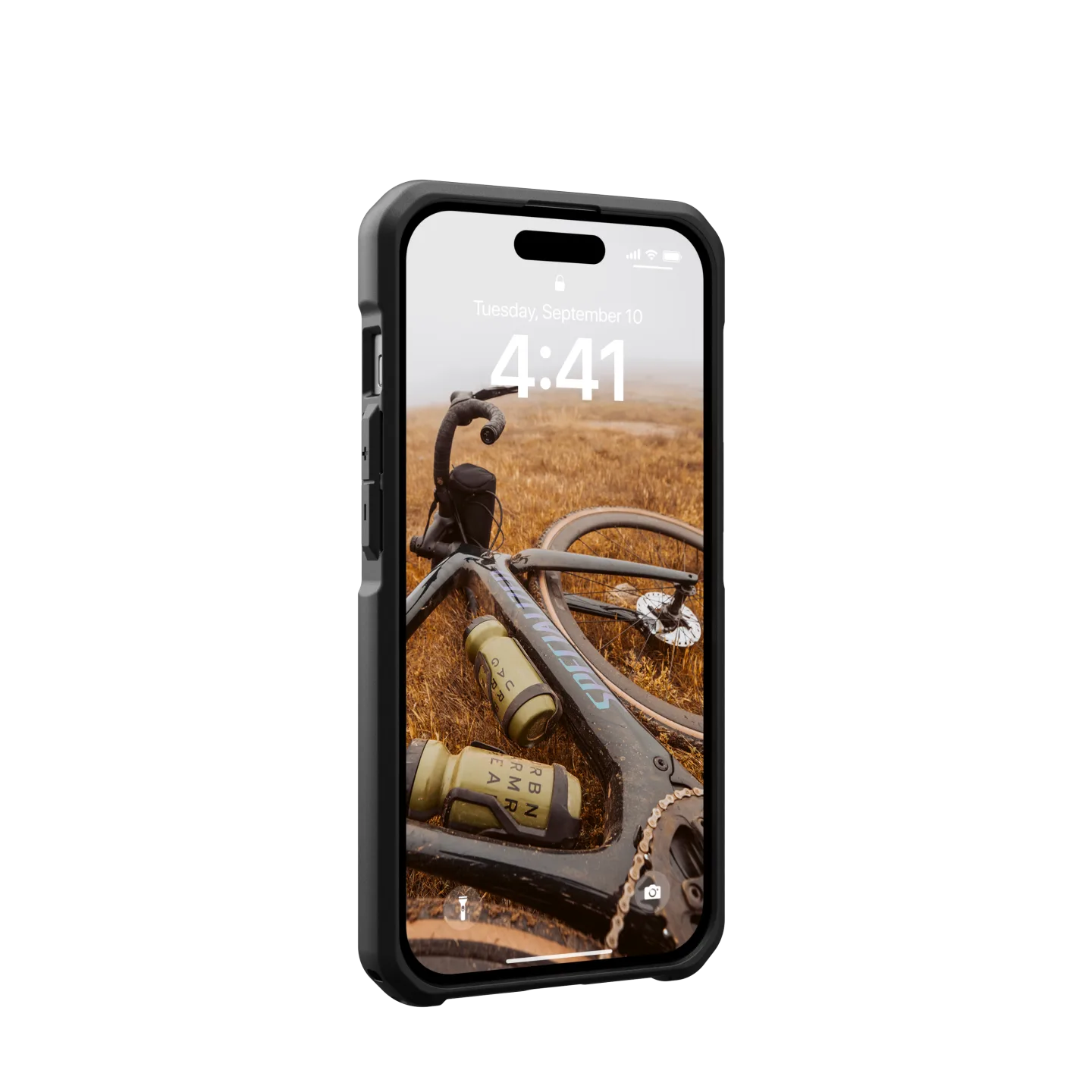 UAG Metropolis LT Rugged Slim Case iPhone 15 Standard 6.1 Kevlar Black