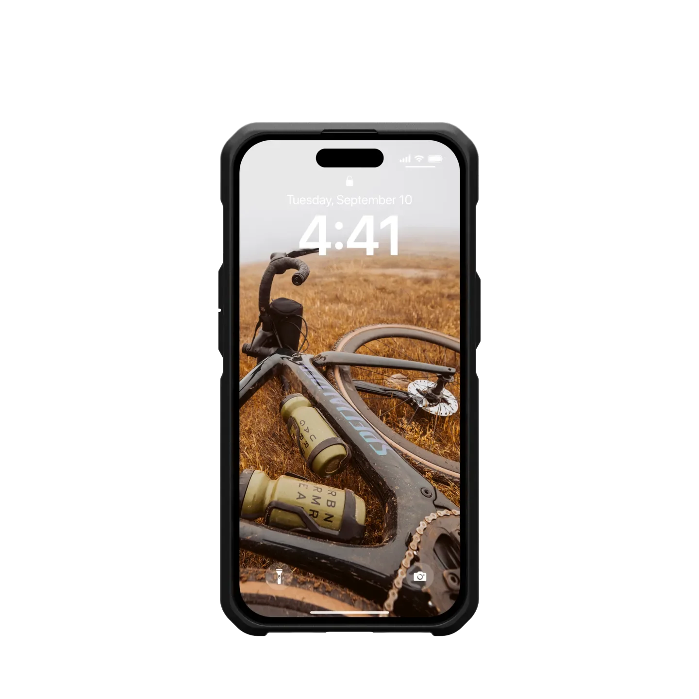 UAG Metropolis LT Rugged Slim Case iPhone 15 Standard 6.1 Kevlar Black