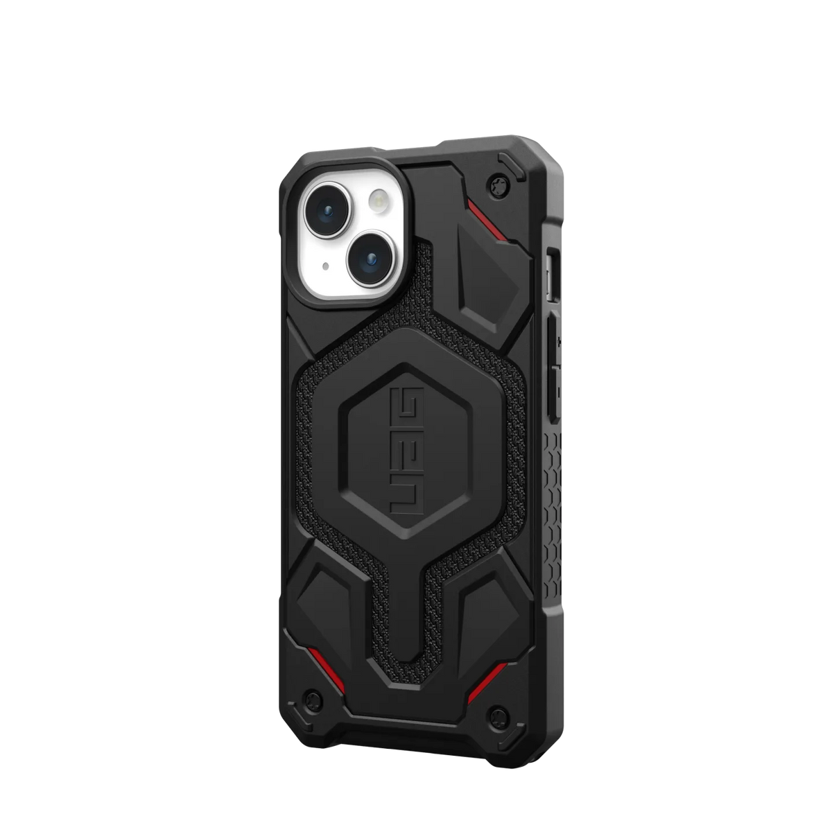 UAG Monarch Pro Rugged MagSafe Case iPhone 15 Standard 6.1 Kevlar Black